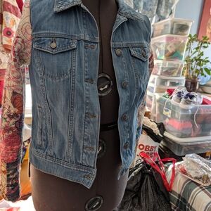 Jones New York Blue Striped Jacket